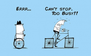 Too Busy To Improve - Performance Management - Square Wheels